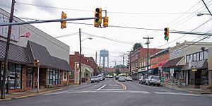 Main Street (West Virginia Routes 16 and 61) i...
